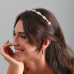 Tiara Veludo Pedras