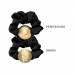 Scrunchie Esfera Metal